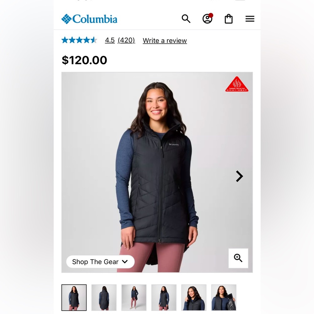 Columbia Heavenly Long Vest